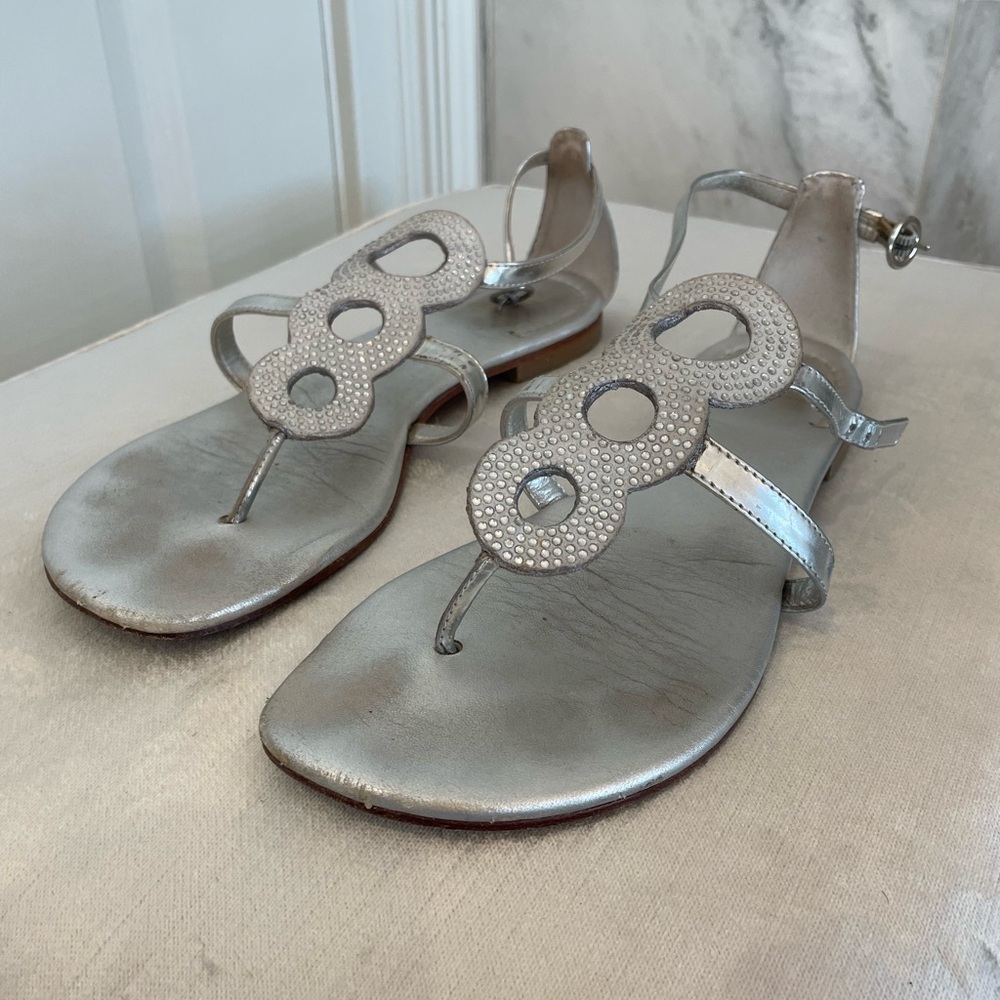 Elegant Silver Sandals